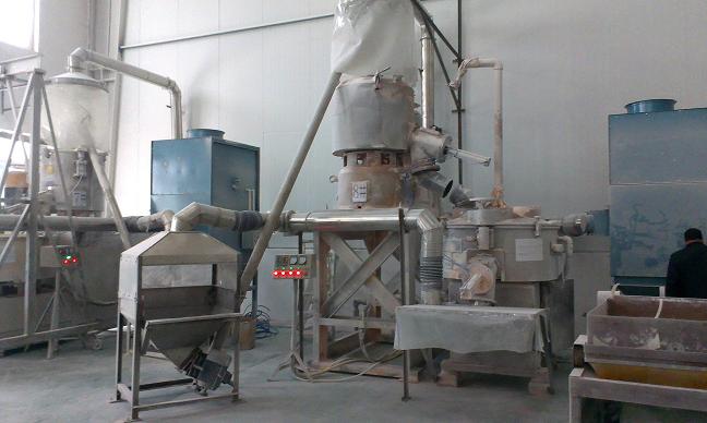 河北雄縣PVC混料機、擠出機除塵系統(tǒng)除塵器已交付使用