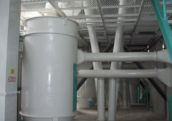 天津王經(jīng)理定購的面粉廠旋風(fēng)除塵器、布袋除塵器已發(fā)貨